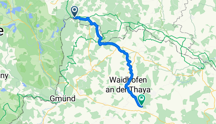 Nová Bystřice - Windigsteig