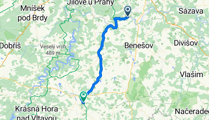 Poříčí nad Sázavou - Kosova Hora