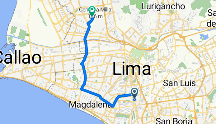 De Jirón Pedro Conde 307-217 a Jirón Julio Delgado Neyra