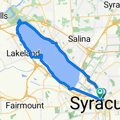 E Willow St, Syracuse to E Willow St, Syracuse