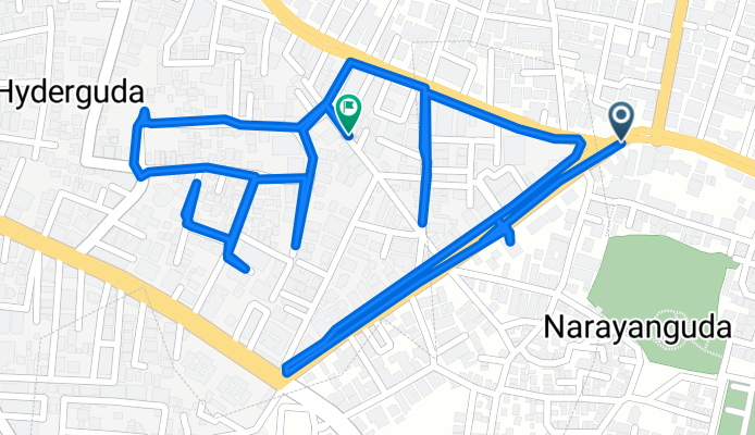 Himayat Nagar Road to Himayat Nagar Street Number