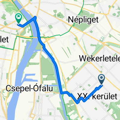 Zalán utca, Budapest to Lágymányosi utca, Budapest