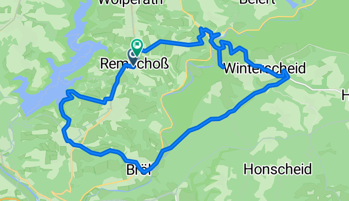 Trail rund um Happerschoß und Heisterschoß