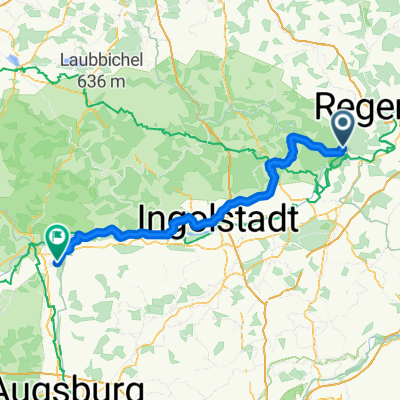 Eulenstraße, Ihrlerstein nach Dorfstraße, Oberndorf a.Lech