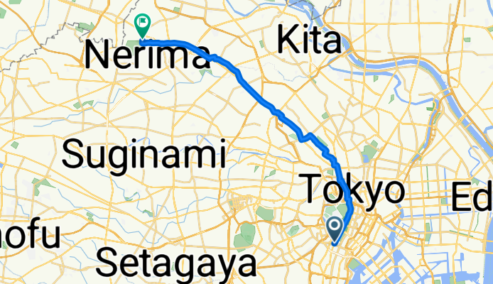 西新橋1丁目, 港区へ赤塚新町3丁目, 板橋区