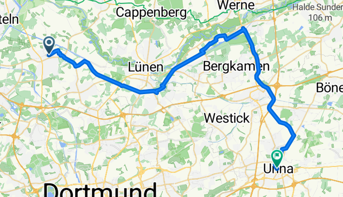 Von Waltrop bis Unna