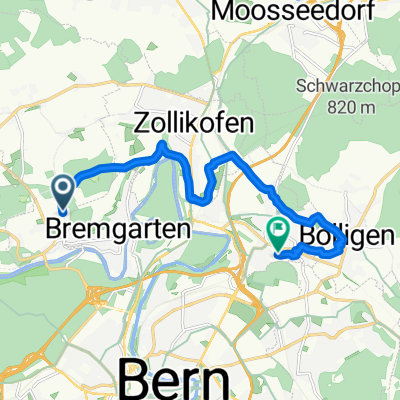 Hohstalenweg, Herrenschwanden nach Vorderer Schermen, Ittigen
