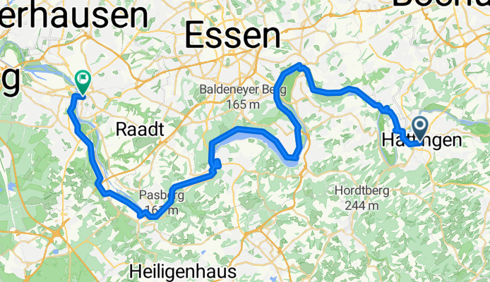 Von Hattingen bis Mülheim an der Ruhr