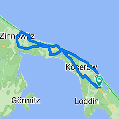 Cölpinstraße, Loddin nach Cölpinstraße, Loddin