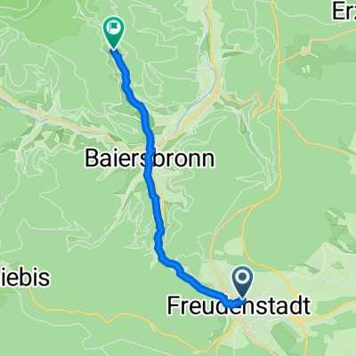Route to Baiersbronn