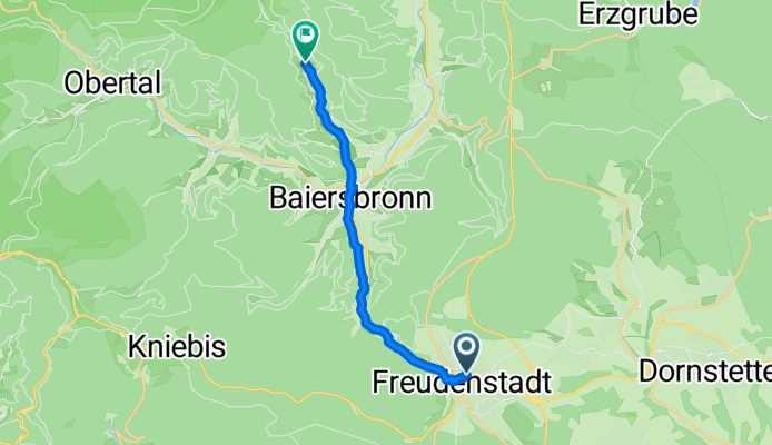 Route to Baiersbronn