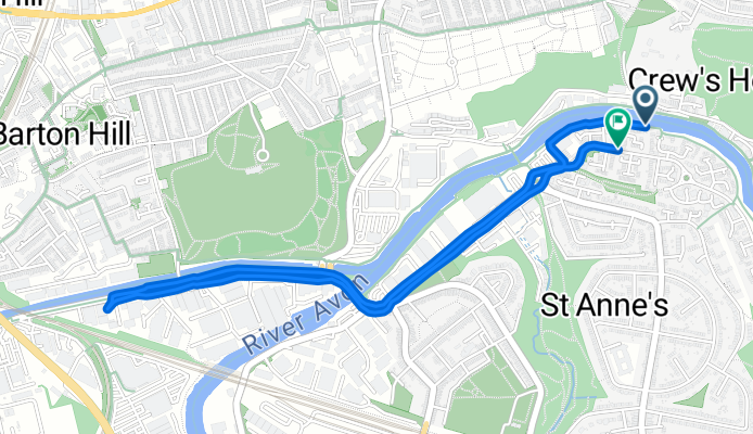 Pilgrims Wharf, Bristol to Pilgrims Wharf, Bristol