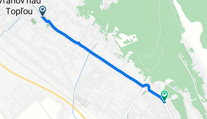 Stredne náročná trasa