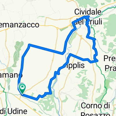 Via Divisione Julia, Buttrio a Via Divisione Julia, Buttrio