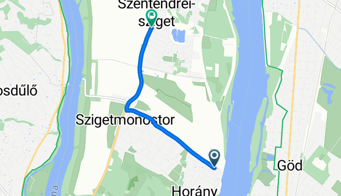 Monostori utca - Csóka utca