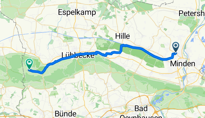 Grüner Weg nach Auf'n Linsken