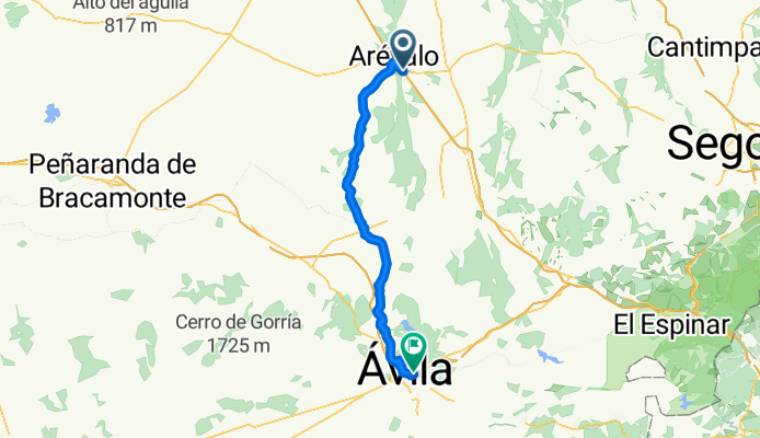 Von Arévalo bis Ávila