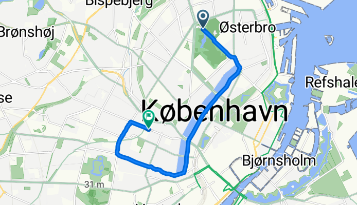 Jagtvej, København Ø to Bülowsvej, Frederiksberg C