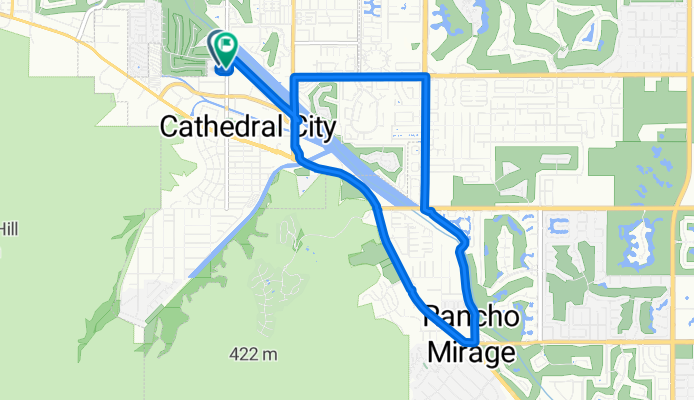 Cathedral Canyon Dr, Cathedral City to Cathedral Canyon Dr, Cathedral City