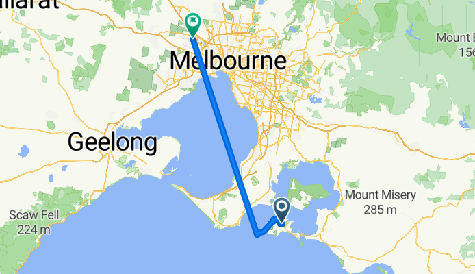 Moonah Way to Medeo Court