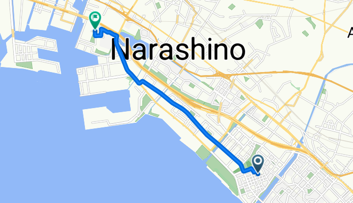 打瀬1丁目, 千葉市へ浜町2丁目, 船橋市