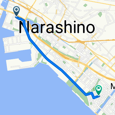 浜町, 船橋市へ打瀬1丁目, 千葉市