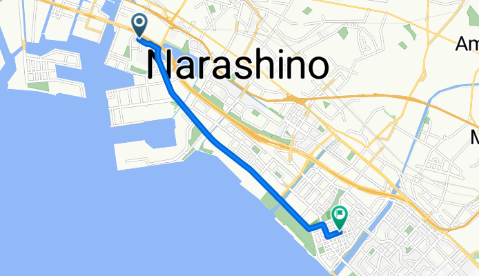 浜町, 船橋市へ打瀬1丁目, 千葉市