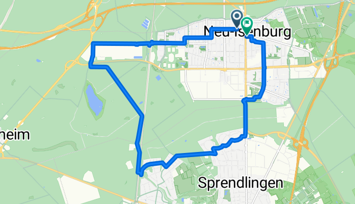 Ludwigstraße, Neu-Isenburg nach Ludwigstraße, Neu-Isenburg