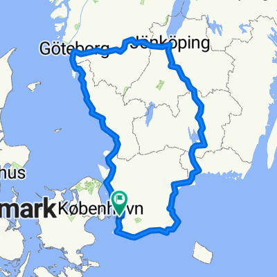 Route in Malmö