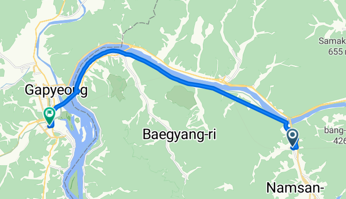 남산면 ~ 가평읍 592-1