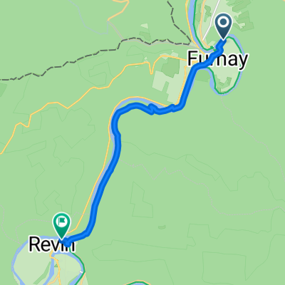Eurovélo 19, Fumay naar Place de la République, Revin