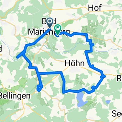 Wilhelmstraße, Bad Marienberg (Westerwald) nach Vor der Bitz, Bad Marienberg (Westerwald)