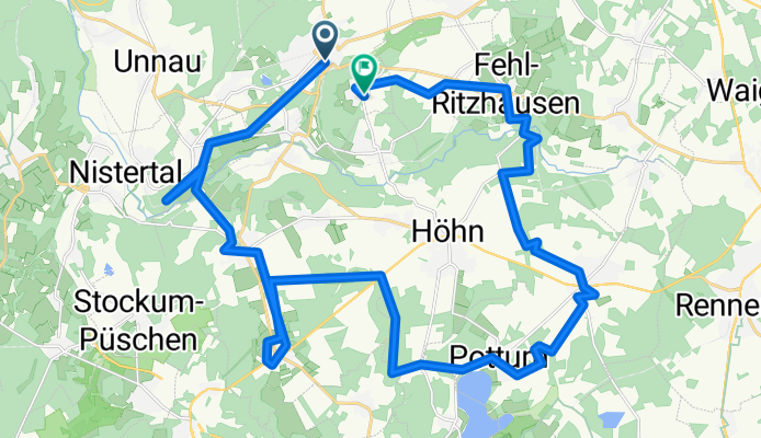 Wilhelmstraße, Bad Marienberg (Westerwald) nach Vor der Bitz, Bad Marienberg (Westerwald)