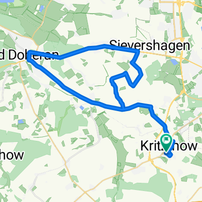 Route in Kritzmow