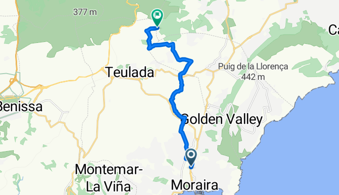 Carrer del Mar Egeo, Teulada to Carretera del Tossal Gros, Xàbia