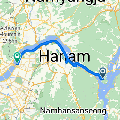 능내리, 남양주시에서 천호동, 서울특별시까지