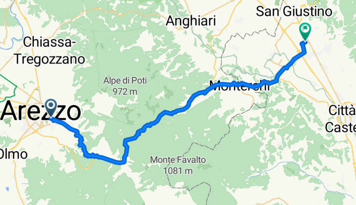 Arezzo - Selci-Lama