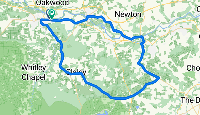 Hexham loop via Slaley Barley Hill Whittonstall and Corbridge