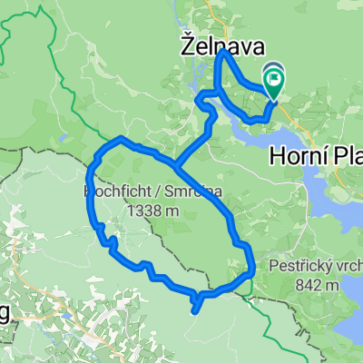 Pernek, Horní Planá nach Pernek, Horní Planá