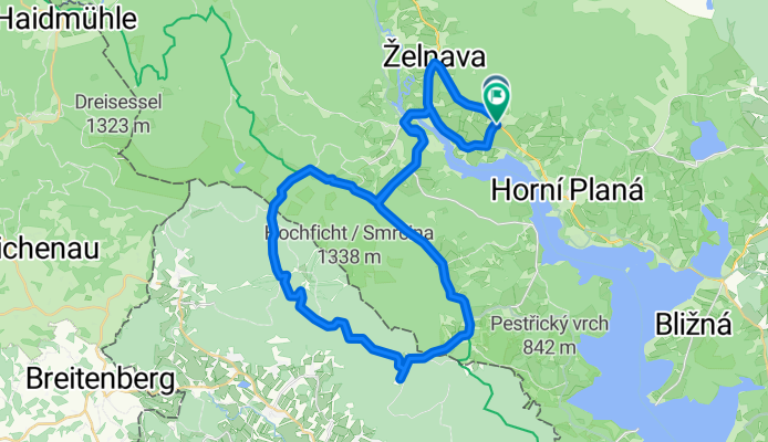 Pernek, Horní Planá nach Pernek, Horní Planá