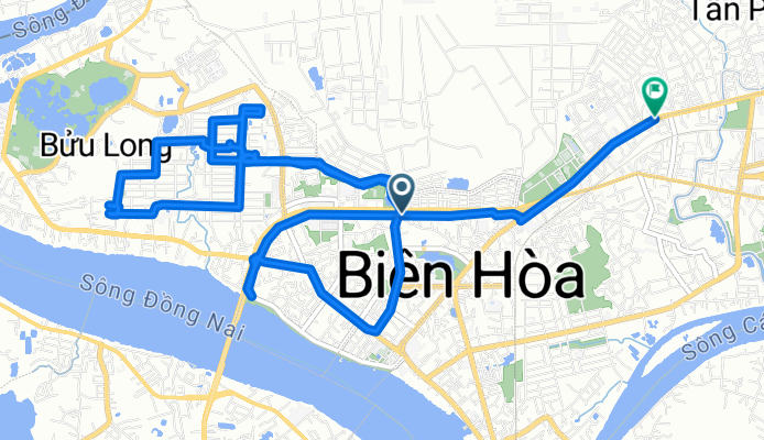 Phan Đình Phùng, TP. Biên Hòa to Nguyễn Ái Quốc, TP. Biên Hòa