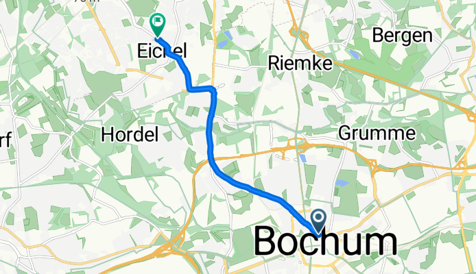 Brückstraße nach Hugenpoth