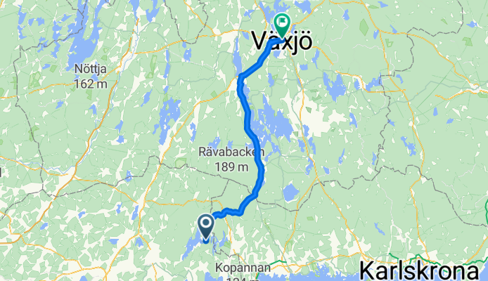 Jämshög - Växjö