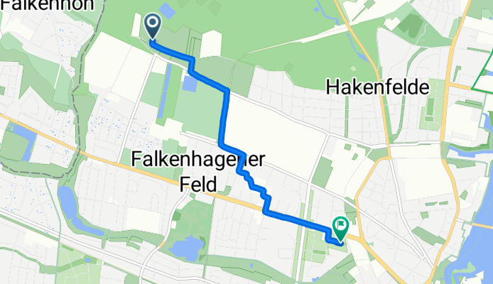 Spandau, Berlin nach Am Heimhort, Berlin