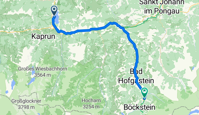 Von Zell am See bis Bad Gastein
