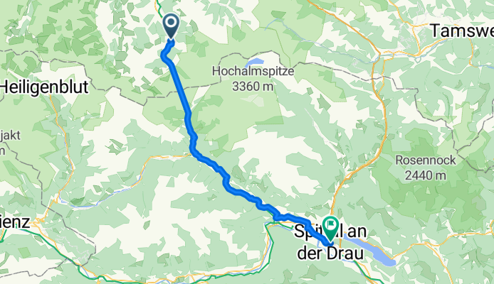 Von Bad Gastein bis Spittal an der Drau