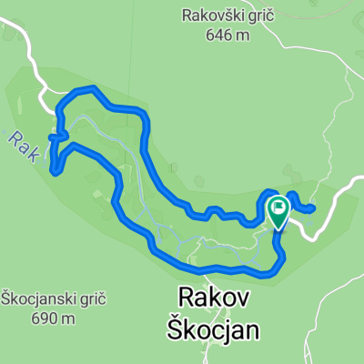 Regionalna Cesta 914, Cerknica to Regionalna Cesta 914, Cerknica