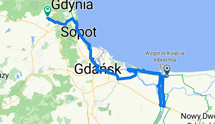 Gdańska do Tęczowa