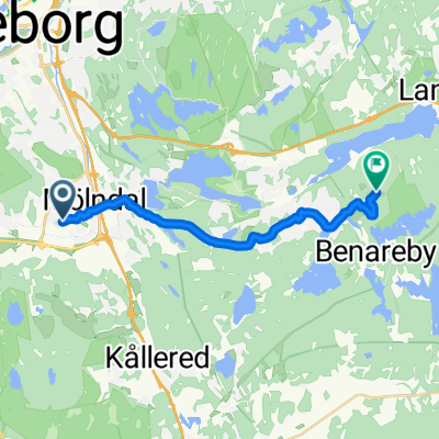 Åby allé, Mölndal to Gammeldansvägen, Mölnlycke