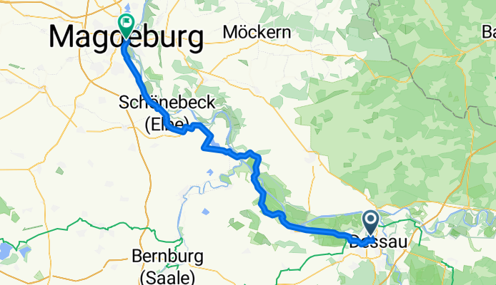 From Dessau-Roßlau to Magdeburg